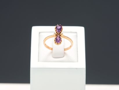 Bague toi moi en or jaune 18k 750 millièmes...