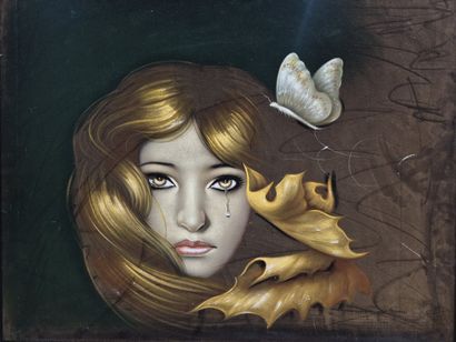 Ecole du XXe siècle
Femme au papillon
Technique...