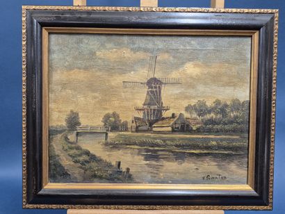 VAN SANTEN (XXe siècle)
Le Moulin
Huile sur...