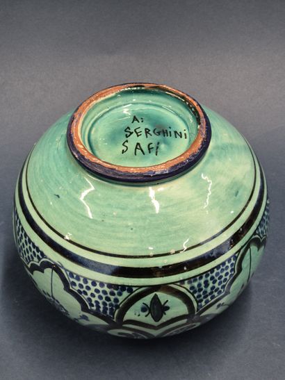Ai SERGHINI SAFI
Vase en céramique craquelée...