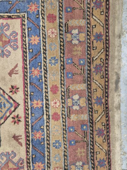 Tapis Sinkiang (chaine et trame en coton,...