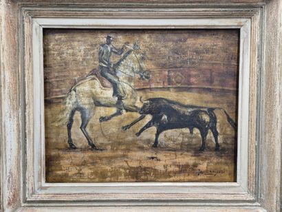 Ecole du XXe siècle
Corrida
Huile sur toile,...