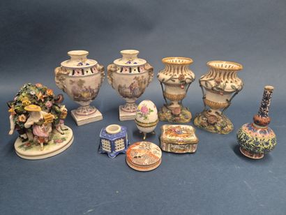 Lot de pièces de décoration et bibelots en...
