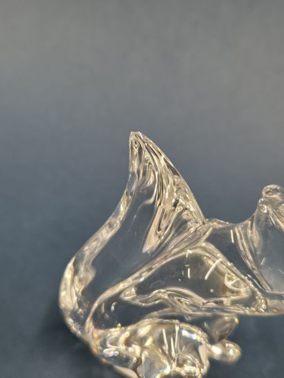 SAINT-LOUIS
Suite de deux sujets en cristal...