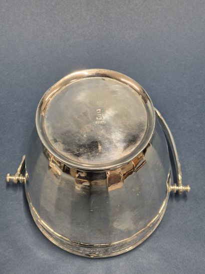 GALLIA pour CHRISTOFLE 
Seau à glaçons en...