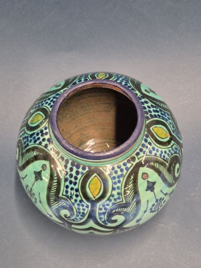 Ai SERGHINI SAFI
Vase en céramique craquelée...