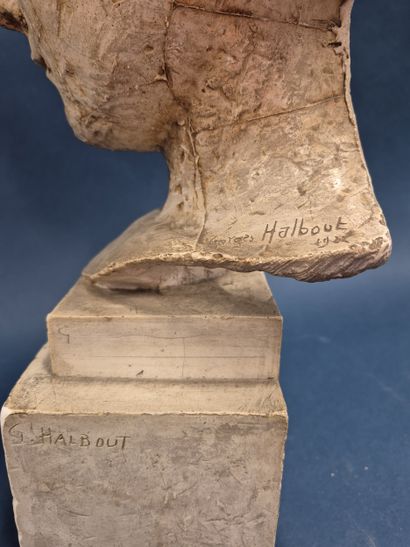 Georges HALBOUT (1895-1986)
Buste de femme...