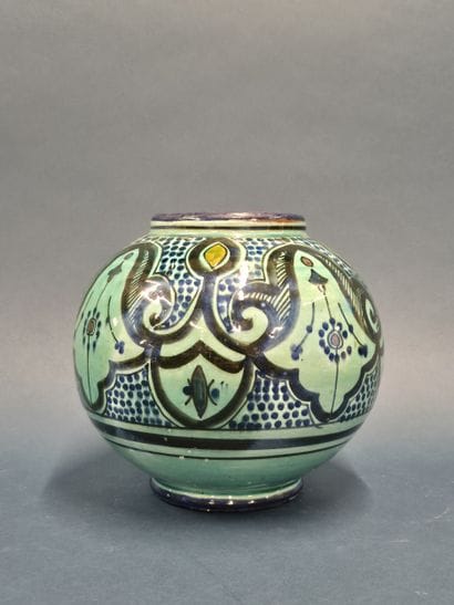 Ai SERGHINI SAFI
Vase en céramique craquelée...
