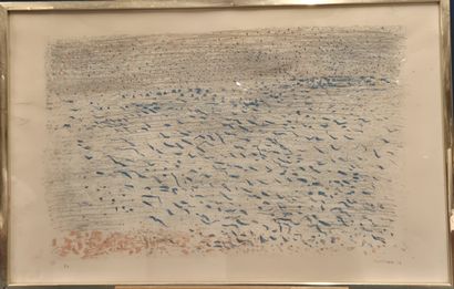 André COTTAVOZ (1922-2012)
La mer 
Lithographie...