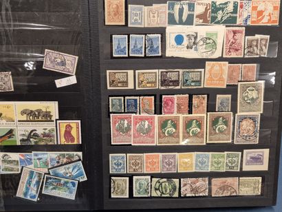 Ensemble de timbres, type vrac, composé de...