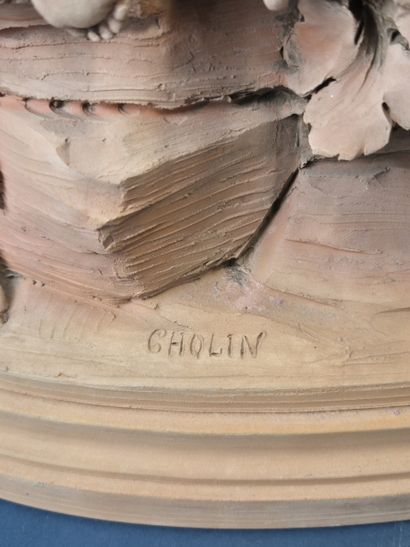 G. CHOLIN (XIXe siècle)
Allégorie des vendanges
Groupe...