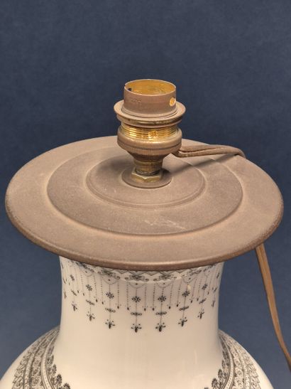 Chine, République
Pied de lampe en porcelaine...