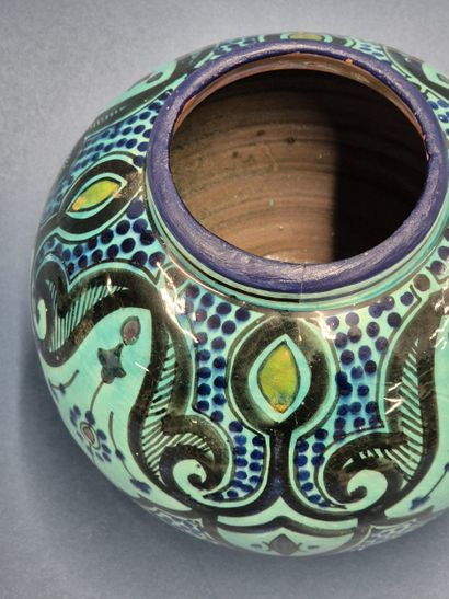 Ai SERGHINI SAFI
Vase en céramique craquelée...