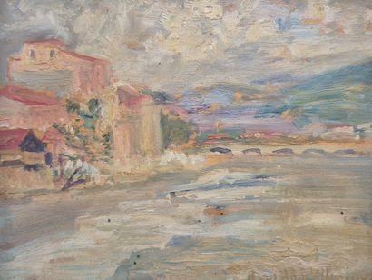 Maxime BOULARD DE VILLENEUVE (1884-1971)
Village...