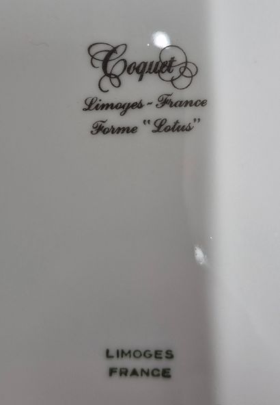 COQUET à LIMOGES
Partie de service de table...