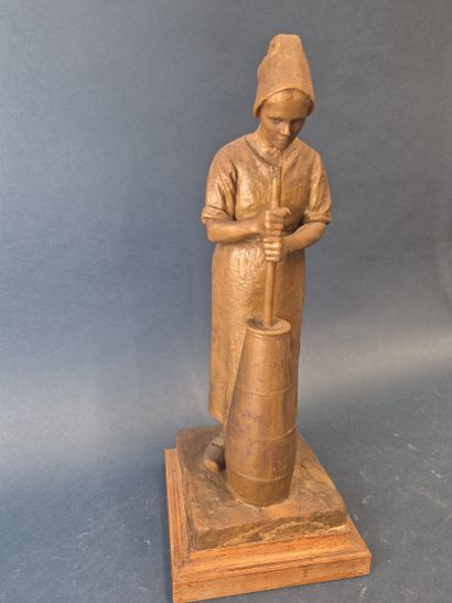 Henri Edouard VERNHES (1854-1926)
Femme au...