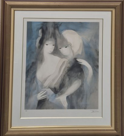 D'après Marie LAURENCIN (1883-1956)
Les deux...
