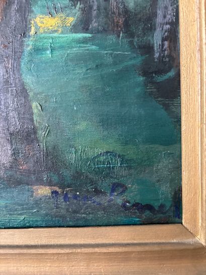 Jean PERRET (1910-2003) 
Les oliviers 
Huile...