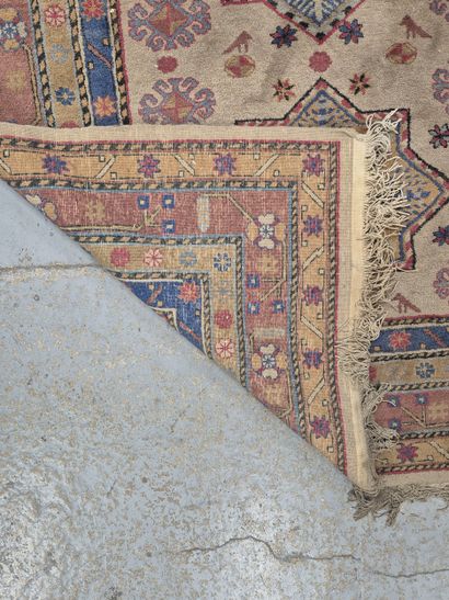 Tapis Sinkiang (chaine et trame en coton,...