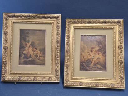 Copies de la fin du XIXème siècle 
Paire...
