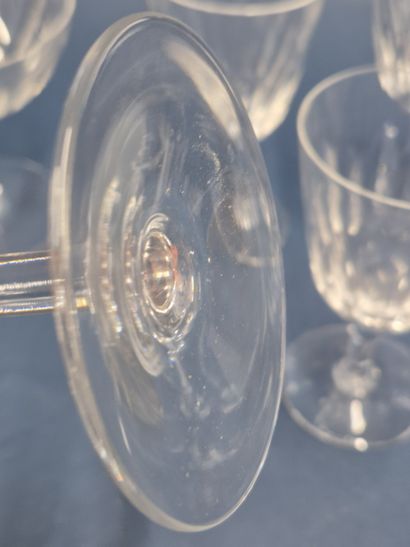 BACCARAT 
Service de verrerie comprenant...