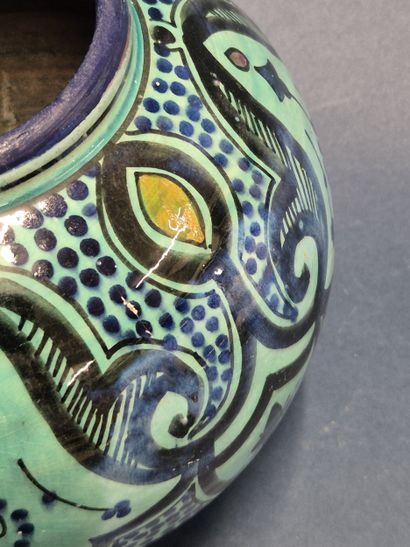 Ai SERGHINI SAFI
Vase en céramique craquelée...