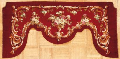 Aubusson. Parure de portes en tapisserie...