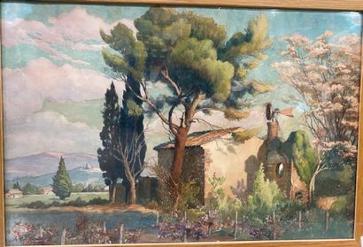 Adolphe FAUGEROUS (1866-1944) - View of a...