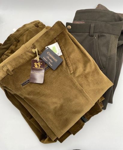 CLUB INTERCHASSE 
Lot de 5 pantalons divers...