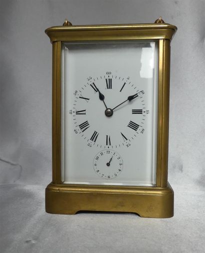 Cage clock with alarm function, beveled glass,...