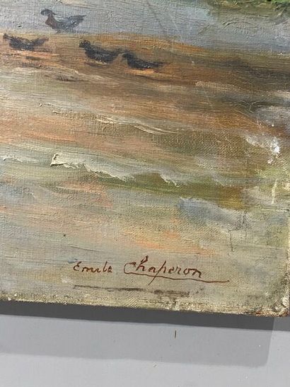 Emile CHAPERON
View of a farm
Oil on canvas...