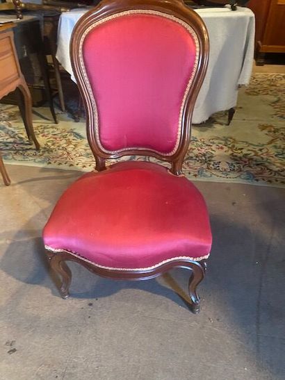 1 LOUIS PHILIPPE PERIOD MAHOGANY AND MAHOGANY...