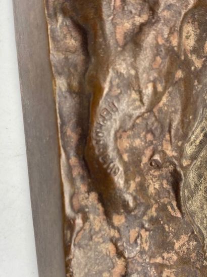After Pierre-Jules MENE - Ibex 
Bronze with...