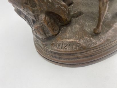 After Hippolyte HEIZLER - The stag bellow...