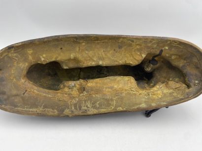 After BARYE - A lion devouring a crocodile
Bronze...
