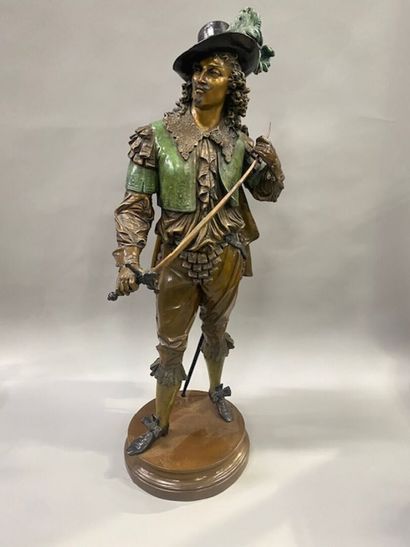After Albert-Ernest Carrier-Belleuse - Musketeer
Bronze...