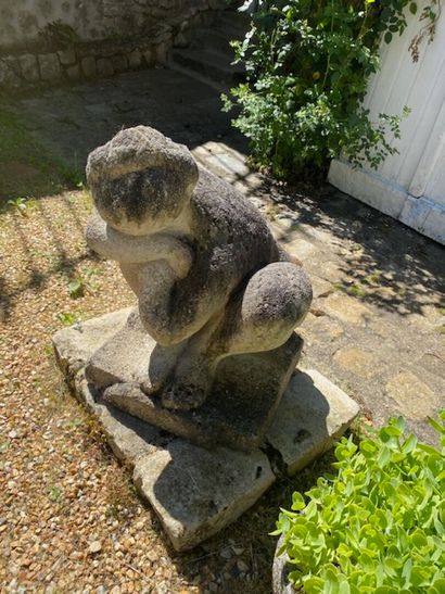 A DUCRET - Stone sculpture 