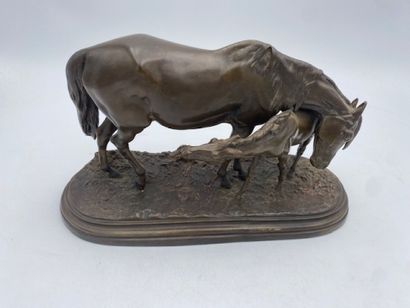 After Isidore BONHER - The Arabian mare and...