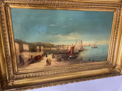 O HANELLI - Port of Algiers
Oil on canvas...