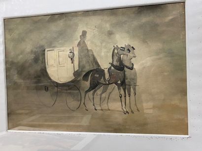 Late 19th century English school
Coach 
Wash...