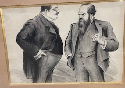 Noël DORVILL (1874-1938) - The Senators
Ink...