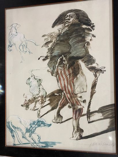 WEISBUCH - Harlequin
Lithograph numbered...