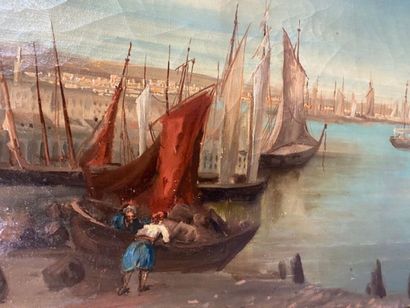 O HANELLI - Port of Algiers
Oil on canvas...