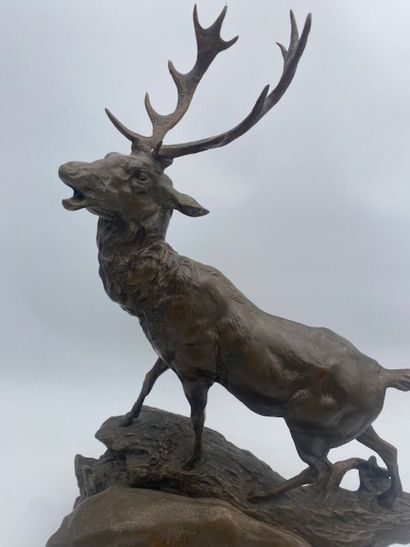 After Hippolyte HEIZLER - The stag bellow...