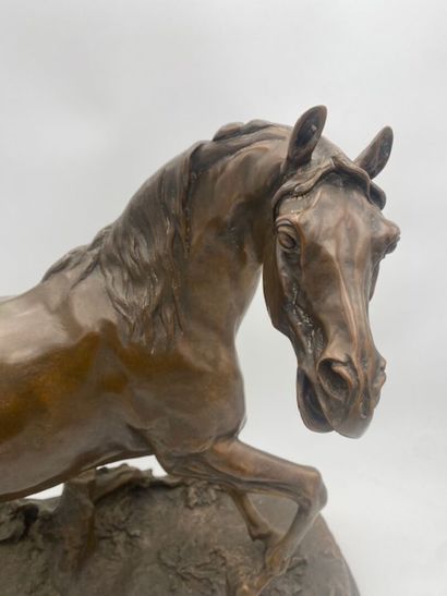 After Pierre-Jules MENE - A horse
Bronze...