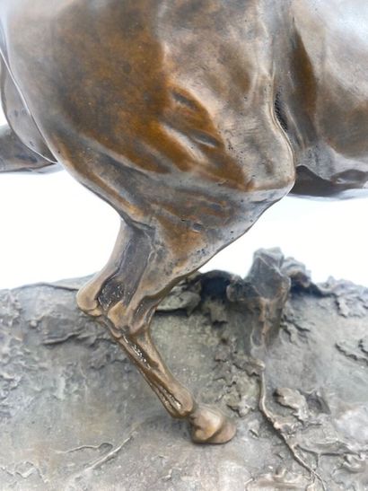 After Pierre-Jules MENE - A horse
Bronze...
