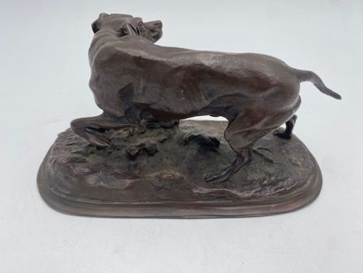 After Pierre-Jules MENE - A dog on the prowl
Bronze...