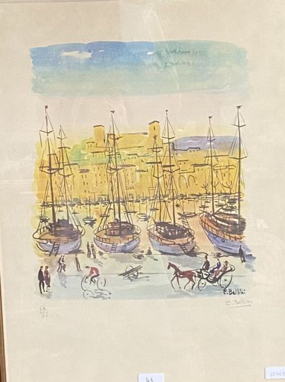 Emmanuel BELLINI (1904-1989)
The port of...
