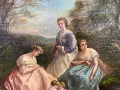 French school of the XIXth century - Les...
