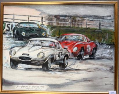 J LASSERRE - Silverstone 1963 15ème International...